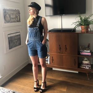 Vintage Bill Bass Denim Overalls